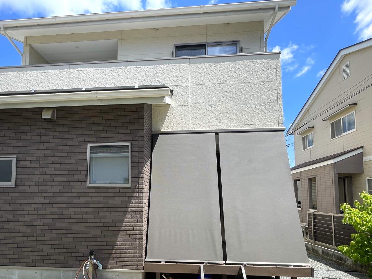 Shiawaseya-猛暑にはシェードで省エネ＋お庭時間を楽しく♪