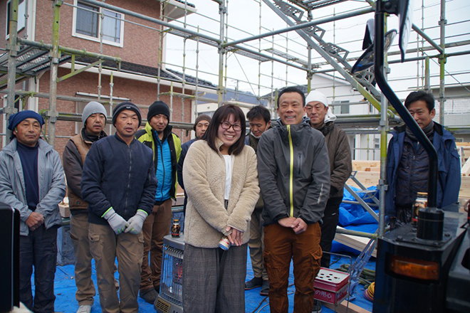 Shiawaseya-千曲市のN様邸、上棟しました！！