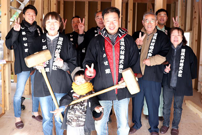 Shiawaseya-長野市のＩ様邸、上棟式です！！
