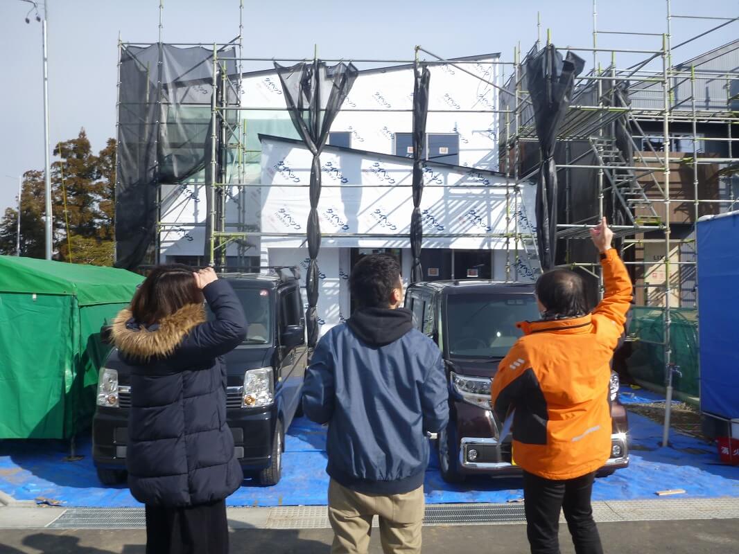 Shiawaseya-現場打合せ