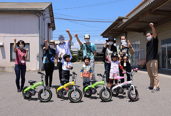 長野市親子自転車教室