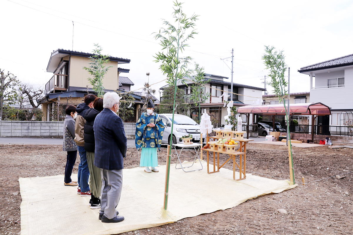Shiawaseya-須坂市のK様邸、地鎮祭です！！