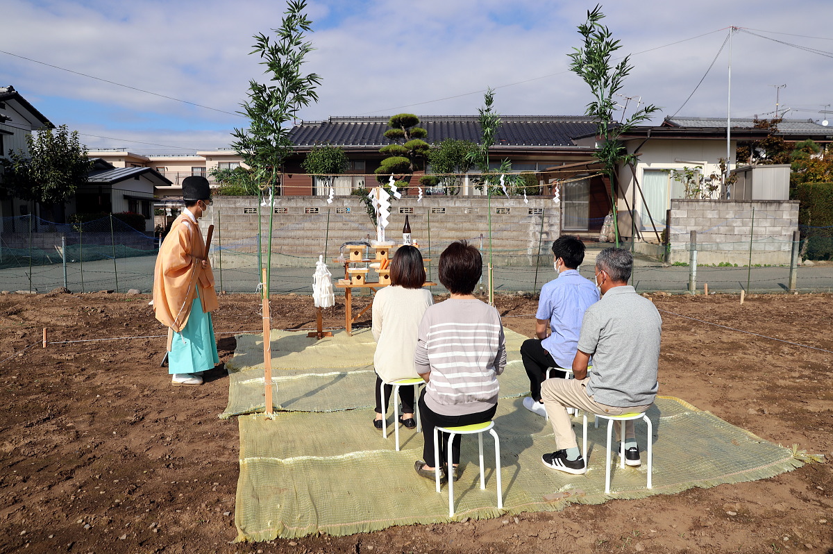 Shiawaseya-須坂市のS様邸、地鎮祭を執り行いました！！