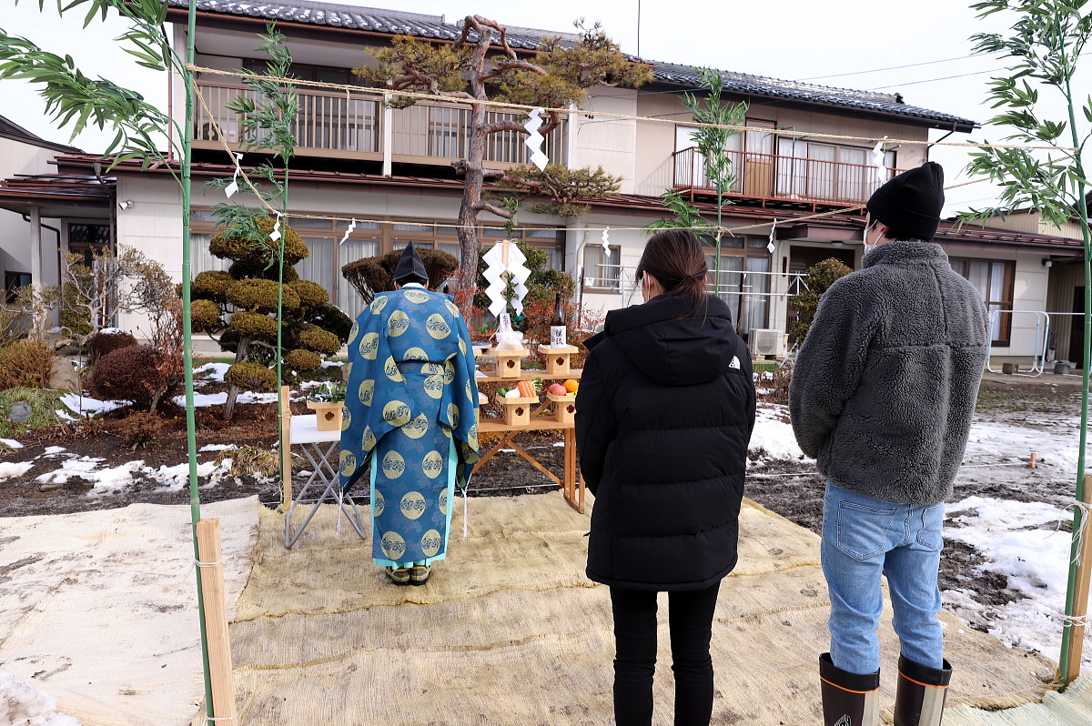 Shiawaseya-長野市のK様邸、地鎮祭を執り行いました！！