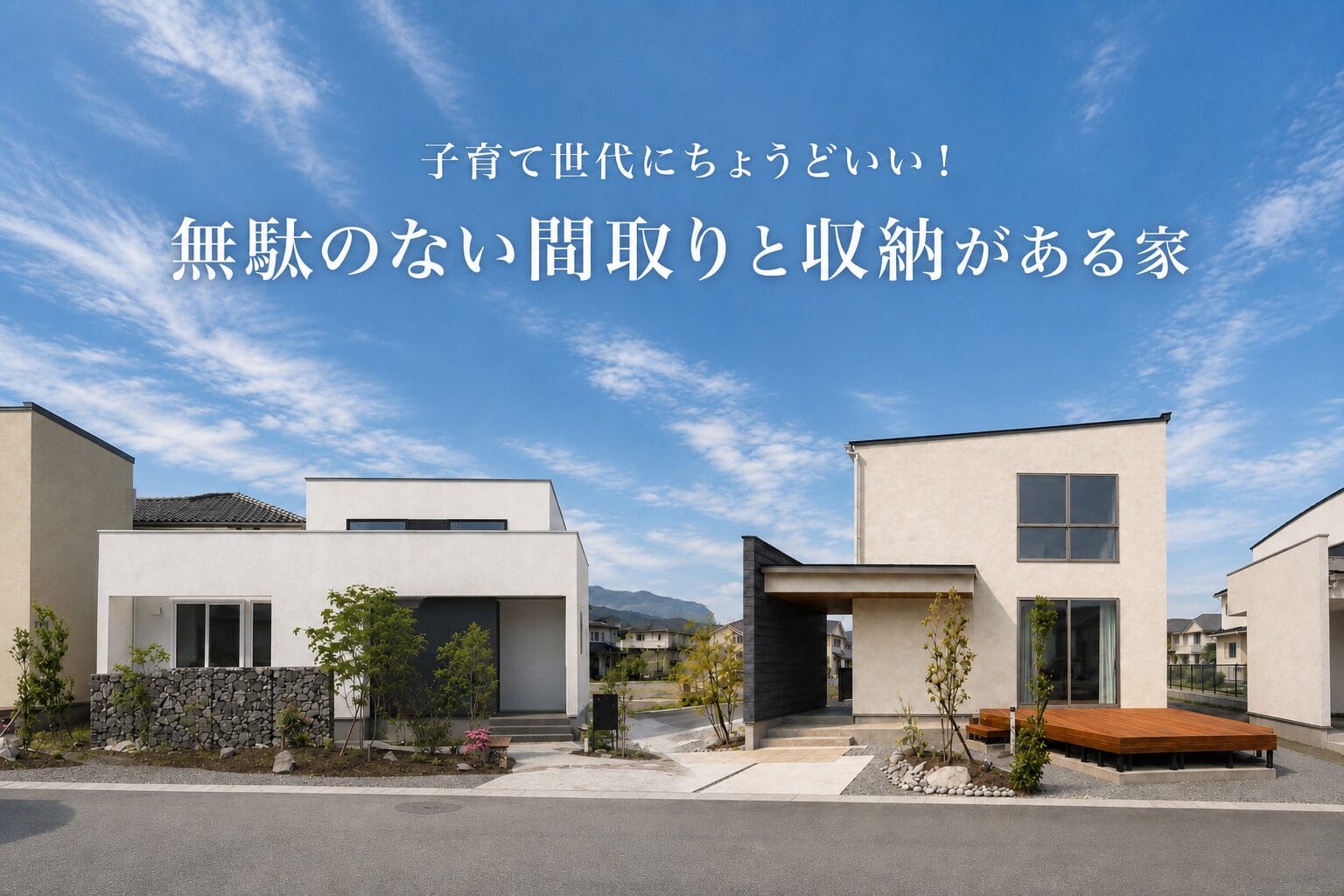 子育て世代にちょうどいい！無駄のない間取りと収納がある家 見学会