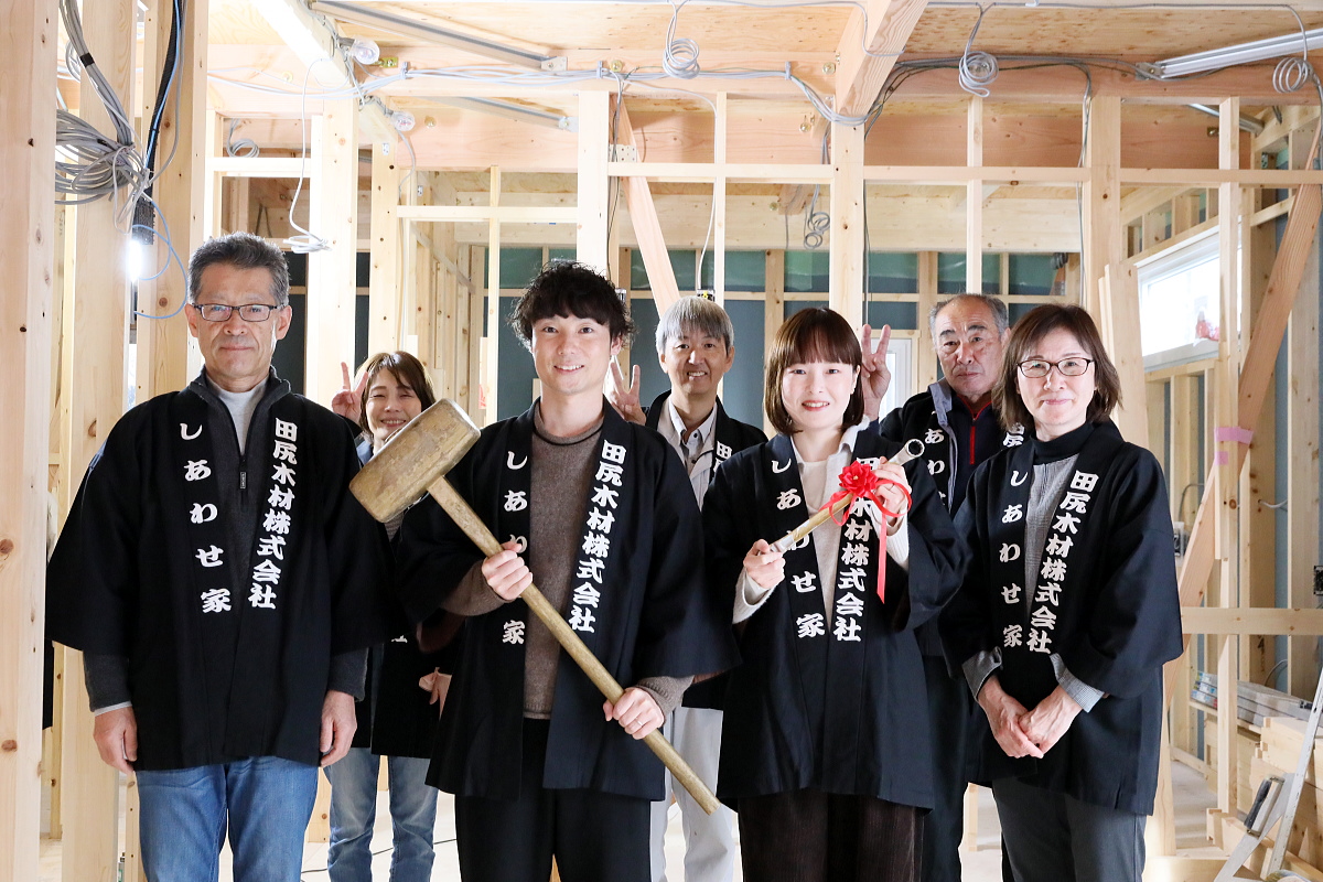 Shiawaseya-「平屋住宅工房」長野市のK様邸、上棟式を執り行いました！！