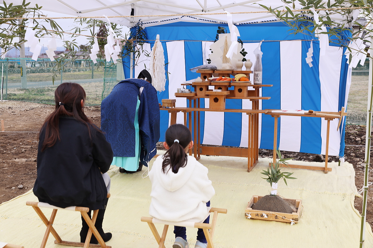 Shiawaseya-須坂市のM様邸、地鎮祭を執り行いました！！