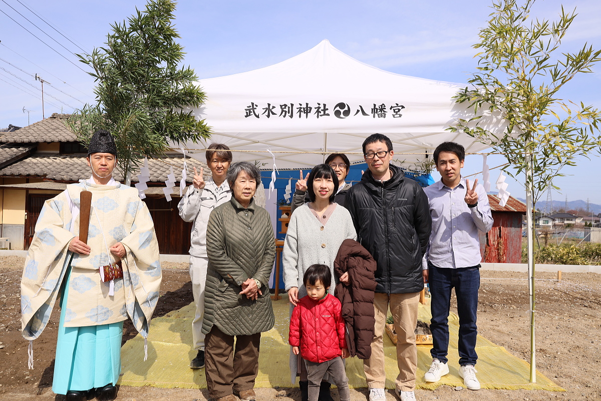 Shiawaseya-長野市のW様、地鎮祭を執り行いました！！