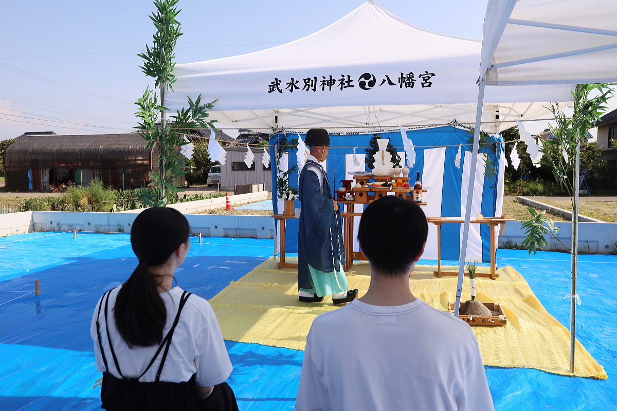 Shiawaseya-長野市のU様邸、地鎮祭を執り行いました！！