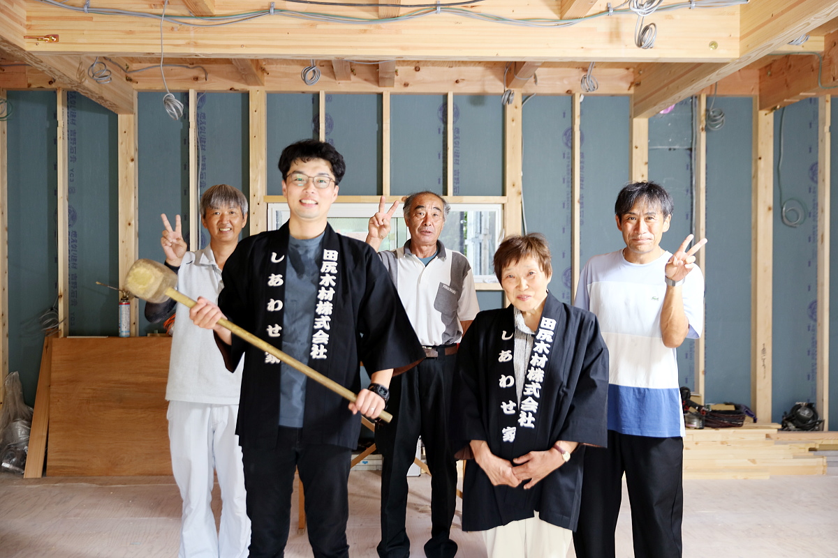 Shiawaseya-長野市のT様邸、上棟式を執り行いました！！