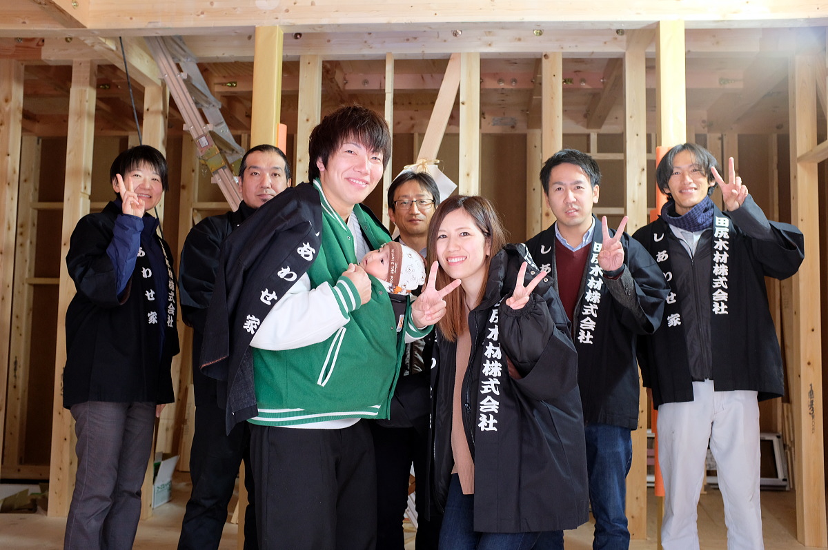 Shiawaseya-千曲市のN様邸、上棟式を執り行いました！！