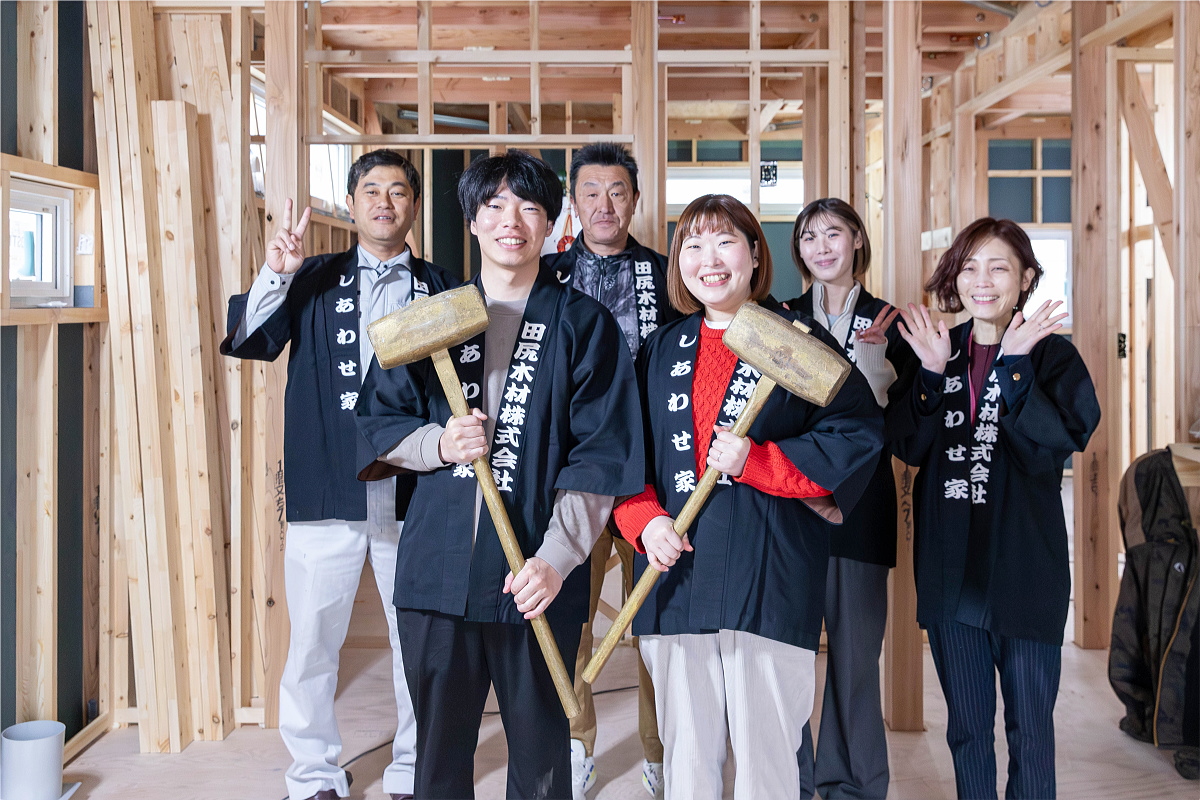 Shiawaseya-「平屋住宅工房」千曲市のM様邸、上棟式を執り行いました！！