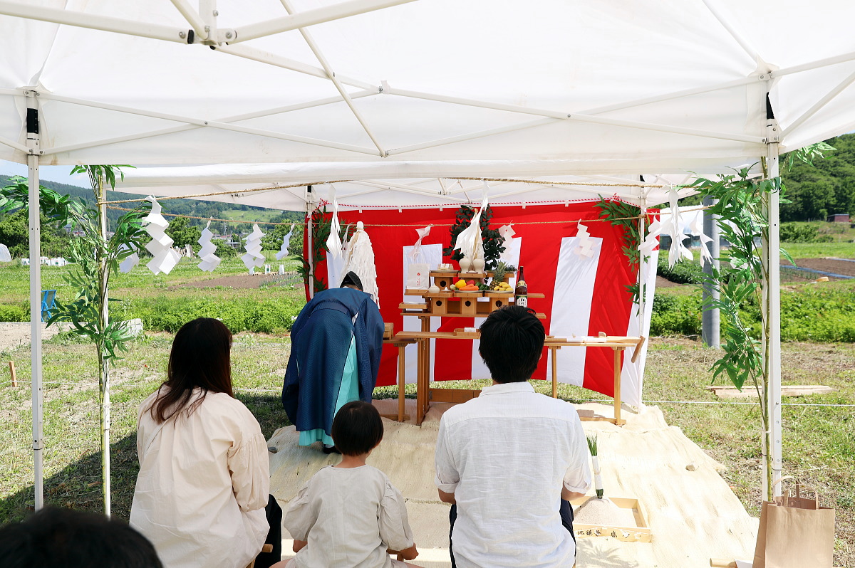 Shiawaseya-飯綱町のA様邸、地鎮祭を執り行いました！！