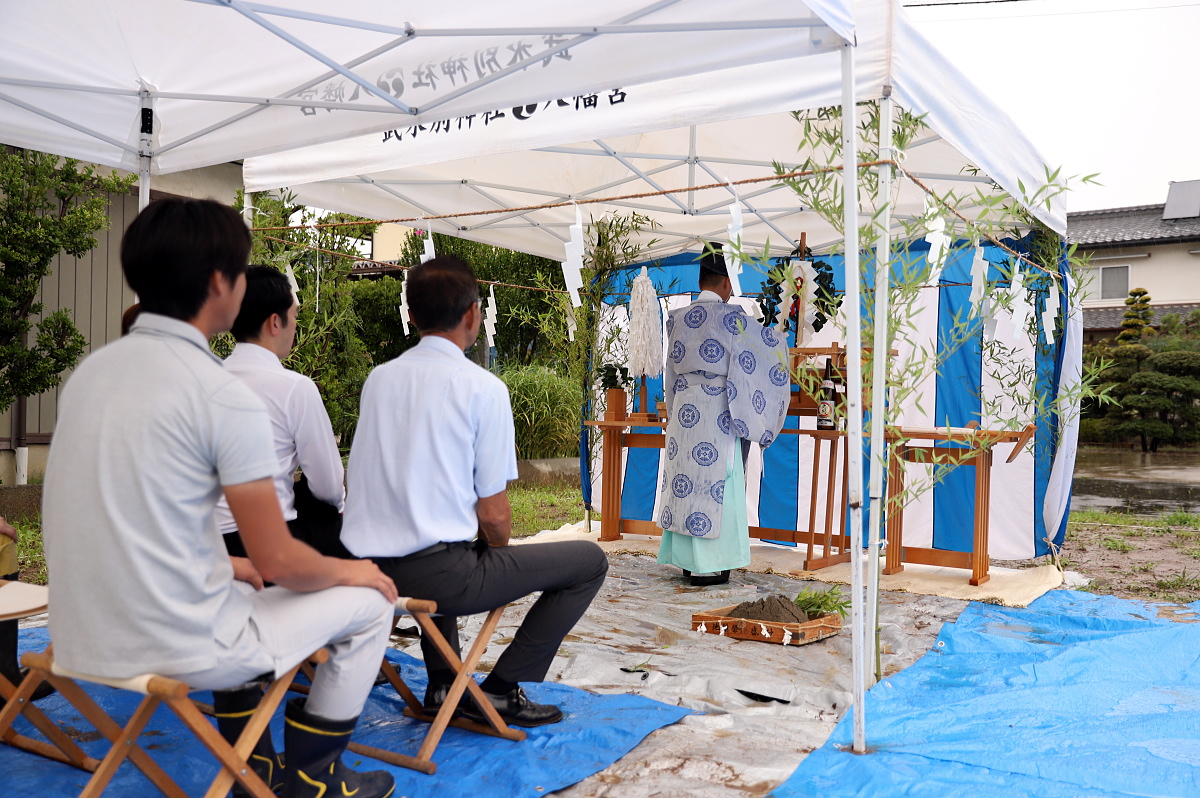 Shiawaseya-「平屋住宅工房」長野市のM様邸、地鎮祭＆ご契約です！！