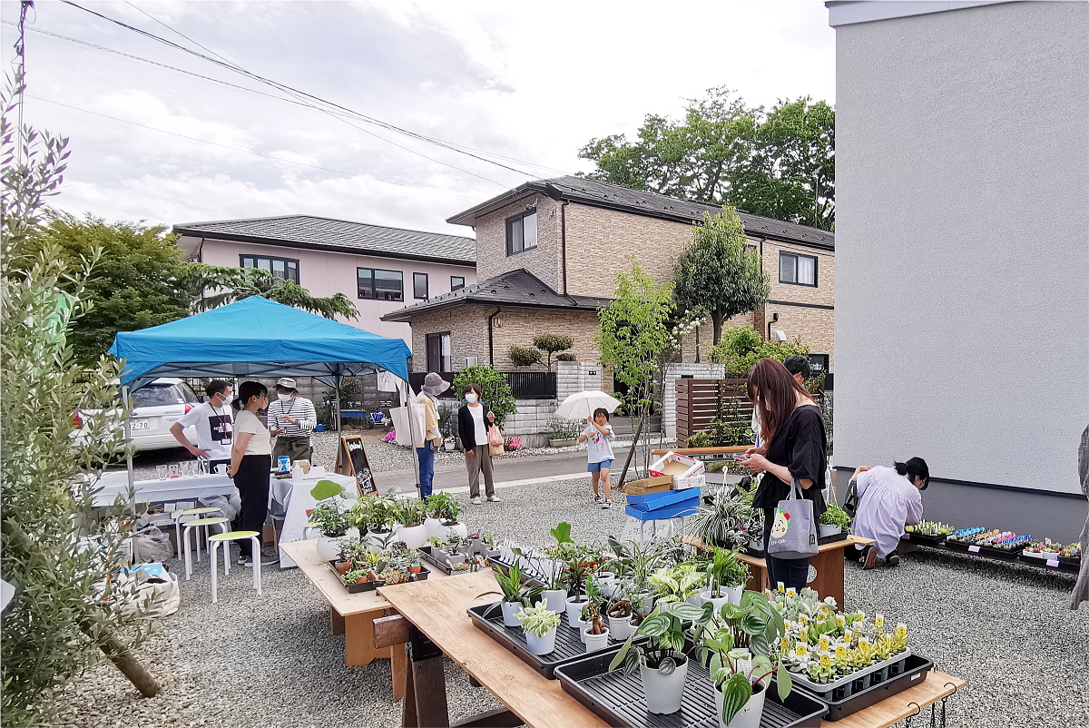 Shiawaseya-エスティナ×しあわせや『ガーデンマーケット』in千曲市屋代モデルハウスを開催しました！！