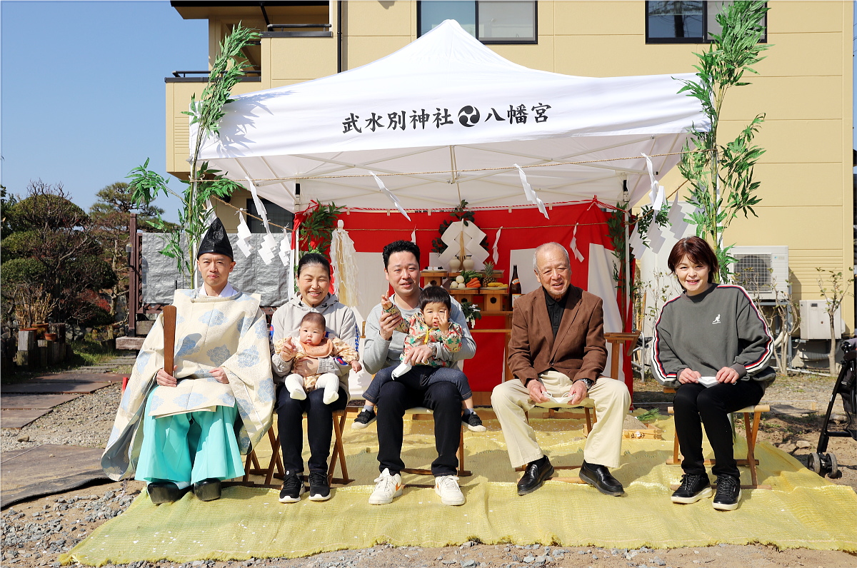 Shiawaseya-長野市のN様邸、地鎮祭を執り行いました！！