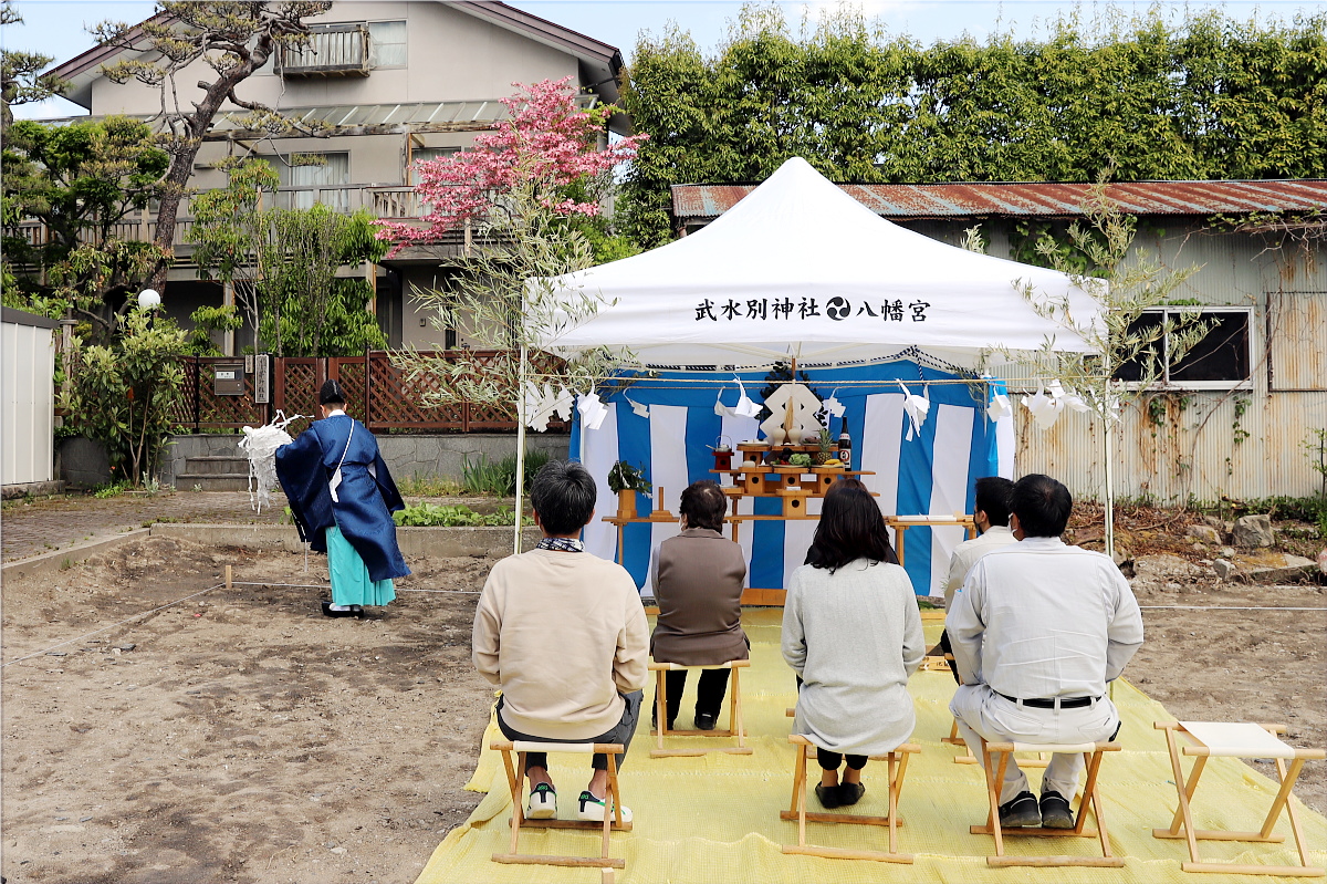 Shiawaseya-長野市のS様邸、地鎮祭を執り行いました！！