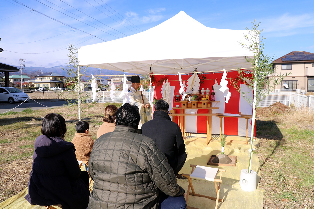 Shiawaseya-千曲市の「フジ接骨院」様、地鎮祭を執り行いました！！