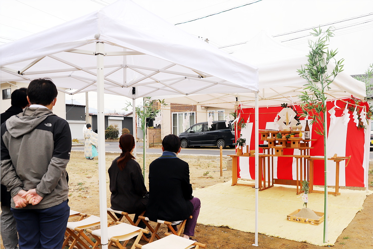 Shiawaseya-「平屋住宅工房」長野市のO様邸、地鎮祭を執り行いました！！