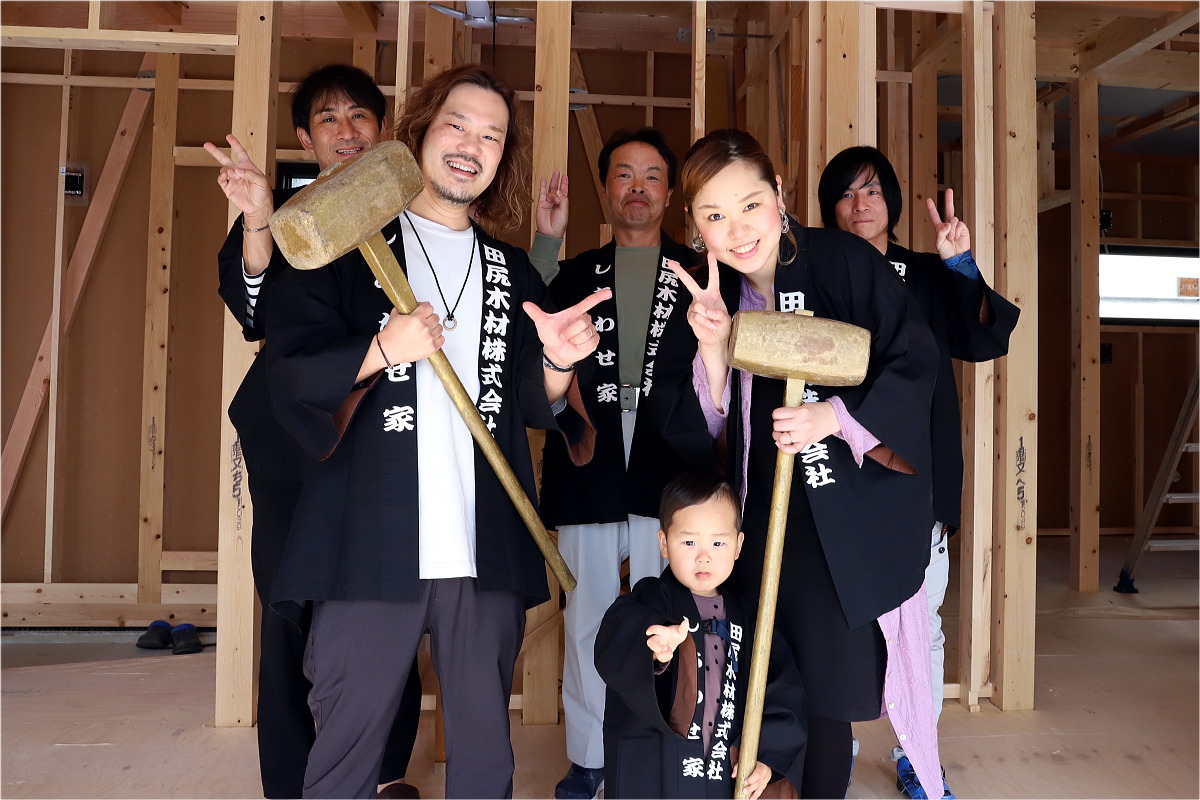 Shiawaseya-須坂市のK様邸、上棟式を執り行いました！！