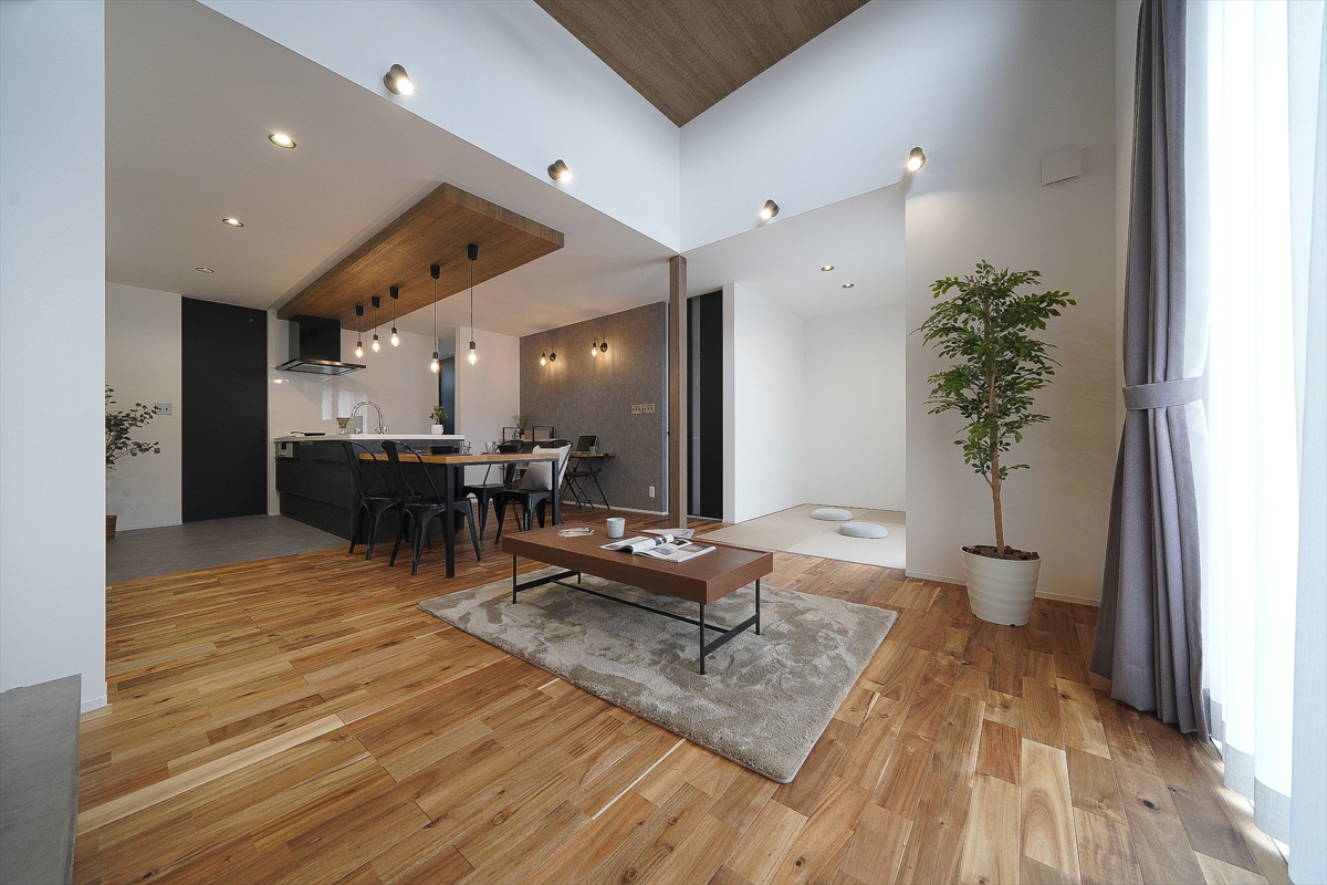 家事動線とデザインにこだわった　長野市の平屋の家　3