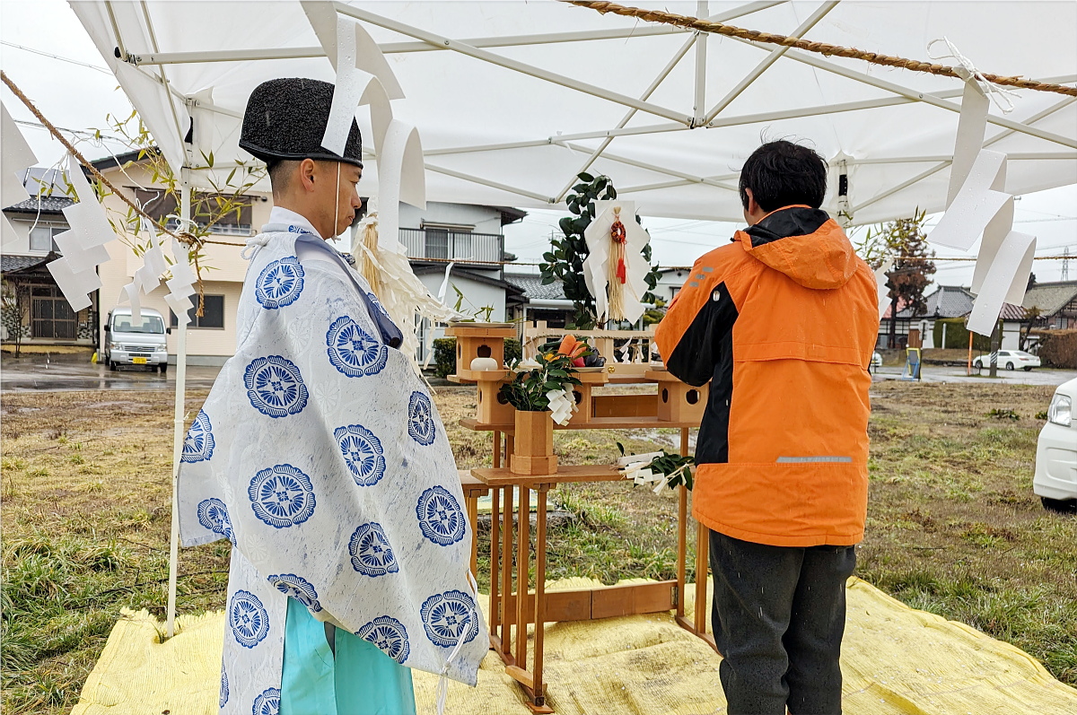 Shiawaseya-長野市北長池の土地にて、地鎮祭を執り行いました！！